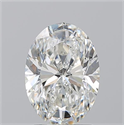 Natural Diamond 2.21 Carats, Oval with  Cut, H Color, VVS1 Clarity and Certified by GIA