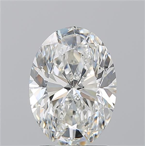Picture of Natural Diamond 2.21 Carats, Oval with  Cut, H Color, VVS1 Clarity and Certified by GIA