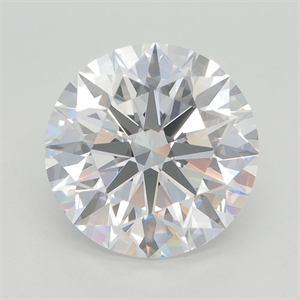 Picture of Lab Grown Diamond 5.37 Carats, Round with Excellent Cut, E Color, VVS1 Clarity and Certified by GIA