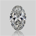 Natural Diamond 0.54 Carats, Oval with  Cut, G Color, SI2 Clarity and Certified by GIA