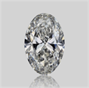 Natural Diamond 0.54 Carats, Oval with  Cut, G Color, SI2 Clarity and Certified by GIA