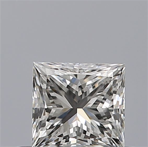 Picture of Natural Diamond 0.40 Carats, Princess with  Cut, G Color, VVS2 Clarity and Certified by GIA