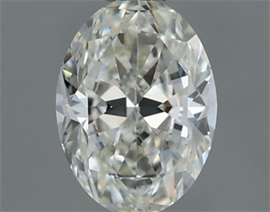 Picture of Natural Diamond 0.70 Carats, Oval with  Cut, H Color, VVS2 Clarity and Certified by IGI