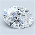 Diamante Natural 3.01 quilates, Ovalado , Color D, claridad VVS1 y certificado GIA