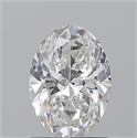 Natural Diamond 1.20 Carats, Oval with  Cut, G Color, SI2 Clarity and Certified by GIA