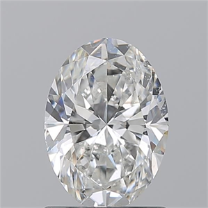 Picture of Natural Diamond 1.20 Carats, Oval with  Cut, G Color, SI2 Clarity and Certified by GIA