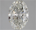 Diamante Natural 1.70 quilates, Ovalado , Color G, claridad VVS2 y certificado GIA