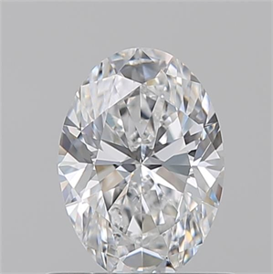 Picture of Natural Diamond 0.72 Carats, Oval with  Cut, D Color, VVS2 Clarity and Certified by GIA