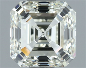 Foto Diamante Natural 1.30 quilates, Asscher , Color K, claridad VVS2 y certificado IGI de