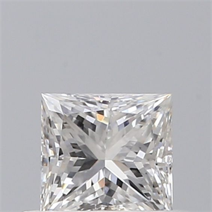 Picture of Natural Diamond 0.41 Carats, Princess with  Cut, F Color, VS2 Clarity and Certified by GIA
