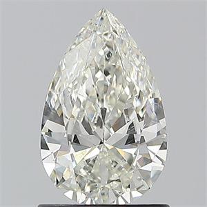 Picture of Natural Diamond 1.01 Carats, Pear with  Cut, J Color, SI2 Clarity and Certified by GIA