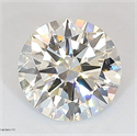 Lab Grown Diamond 1.51 Carats, Round with Excellent Cut, I Color, VS1 Clarity and Certified by IGI