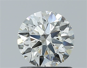 Picture of Natural Diamond 0.90 Carats, Round with Excellent Cut, J Color, SI1 Clarity and Certified by GIA