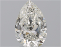 Diamante Natural 1.29 quilates, De pera , Color H, claridad SI2 y certificado GIA