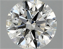 Diamante Natural 0.53 quilates, Redondo , Color H, claridad VVS2 y certificado GIA
