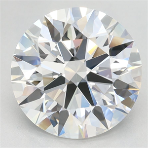 Picture of Lab Grown Diamond 3.14 Carats, Round with Excellent Cut, D Color, VVS1 Clarity and Certified by GIA