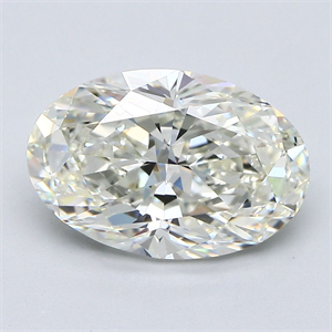 Foto Diamante Natural 3.51 quilates, Ovalado , Color J, claridad VVS1 y certificado GIA de