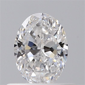Picture of Natural Diamond 0.40 Carats, Oval with  Cut, D Color, VS2 Clarity and Certified by GIA