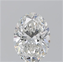 Natural Diamond 1.01 Carats, Oval with  Cut, G Color, VS2 Clarity and Certified by GIA