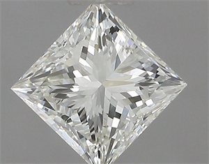 Picture of Natural Diamond 0.70 Carats, Princess with  Cut, J Color, VS2 Clarity and Certified by GIA