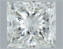 Natural Diamond 2.01 Carats, Princess with  Cut, I Color, VVS2 Clarity and Certified by GIA