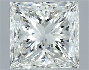 Picture of Natural Diamond 2.01 Carats, Princess with  Cut, I Color, VVS2 Clarity and Certified by GIA