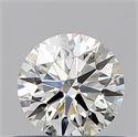 Natural Diamond 0.56 Carats, Round with Excellent Cut, J Color, VVS1 Clarity and Certified by GIA