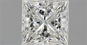 Picture of Natural Diamond 0.83 Carats, Princess with  Cut, H Color, VVS1 Clarity and Certified by IGI