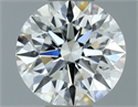 Natural Diamond 0.56 Carats, Round with Excellent Cut, G Color, VVS1 Clarity and Certified by IGI