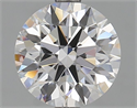 Lab Grown Diamond 2.30 Carats, Round with Excellent Cut, D Color, VVS1 Clarity and Certified by GIA
