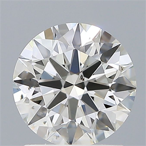 Picture of Natural Diamond 1.16 Carats, Round with Excellent Cut, H Color, SI1 Clarity and Certified by GIA