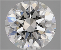 Lab Grown Diamond 2.92 Carats, Round with Excellent Cut, F Color, VVS2 Clarity and Certified by IGI