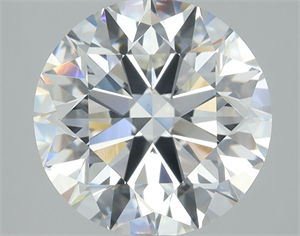 Picture of Natural Diamond 2.50 Carats, Round with Excellent Cut, G Color, VS1 Clarity and Certified by GIA