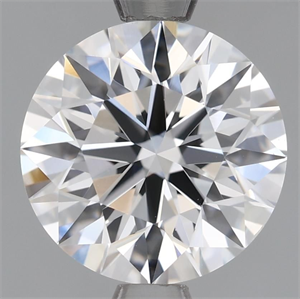 Picture of Lab Grown Diamond 2.00 Carats, Round with Excellent Cut, D Color, VS2 Clarity and Certified by IGI
