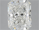 Natural Diamond 4.01 Carats, Radiant with  Cut, I Color, SI2 Clarity and Certified by GIA
