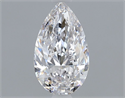Diamante Natural 0.80 quilates, De pera , Color F, claridad SI1 y certificado GIA