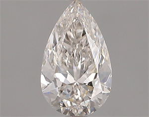Picture of Natural Diamond 0.50 Carats, Pear with  Cut, H Color, SI1 Clarity and Certified by GIA