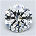 Natural Diamond 2.01 Carats, Round with Excellent Cut, I Color, VS2 Clarity and Certified by GIA