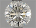 Natural Diamond 0.70 Carats, Round with Excellent Cut, I Color, VVS2 Clarity and Certified by IGI