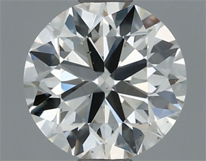 Picture of Natural Diamond 0.70 Carats, Round with Excellent Cut, J Color, VS2 Clarity and Certified by IGI