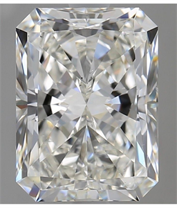 Picture of Natural Diamond 3.50 Carats, Radiant with  Cut, H Color, SI1 Clarity and Certified by GIA