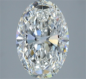 Foto Diamante Natural 2.02 quilates, Ovalado , Color G, claridad VVS2 y certificado GIA de