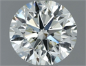 Natural Diamond 0.90 Carats, Round with Very Good Cut, I Color, VVS2 Clarity and Certified by IGI