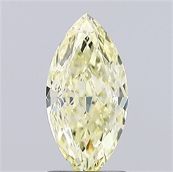 Picture of Lab Grown Diamond 1.42 Carats, Marquise with  Cut, Fancy Yellow Color, VS1 Clarity and Certified by IGI