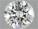 Lab Grown Diamond 3.08 Carats, Round with Excellent Cut, E Color, VVS2 Clarity and Certified by IGI
