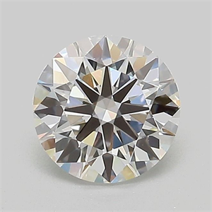 Picture of Lab Grown Diamond 1.02 Carats, Round with Ideal Cut, D Color, VVS2 Clarity and Certified by IGI