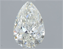 Natural Diamond 0.50 Carats, Pear with  Cut, H Color, VS1 Clarity and Certified by GIA