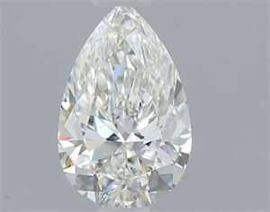 Picture of Natural Diamond 0.50 Carats, Pear with  Cut, H Color, VS1 Clarity and Certified by GIA