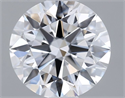 Lab Grown Diamond 1.06 Carats, Round with Ideal Cut, D Color, VVS1 Clarity and Certified by IGI