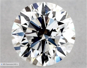 Foto Diamante Natural 0.50 quilates, Redondo , Color E, claridad SI1 y certificado GIA de